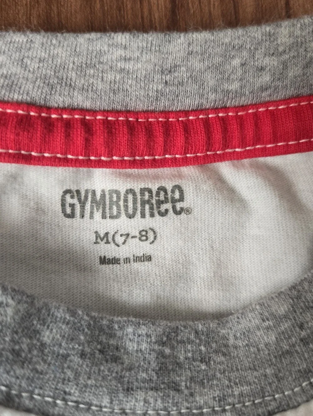 All Star Red-Striped Baseball Jersey Tee & Firetruck tee Gymboree 7-8 VGUC White